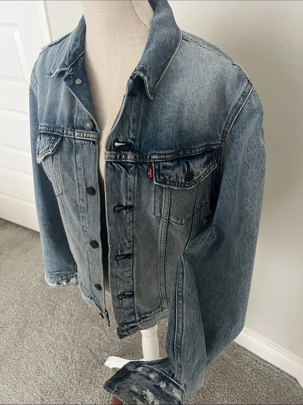 Levi's Light Blue Washed Denim Jacket